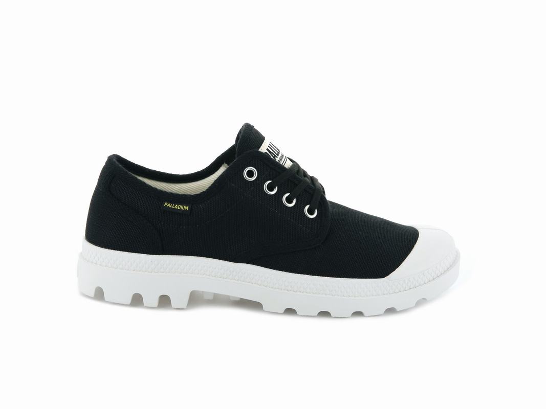 Zapatos Palladium Pampa Oxford Originale Mujer - Negras ||EGJQ-90217||